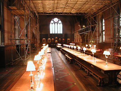 Dining hall in Keeble College, Oxford