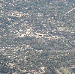 Saratoga, California - aerial photo