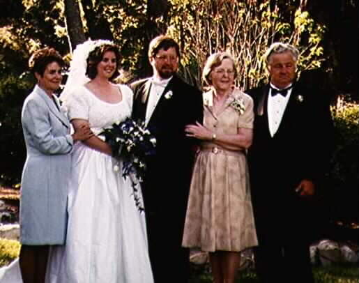 Katie, Bob, and parents